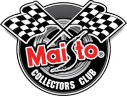 An image of Maisto brand logo. It is a collectible model car brand.