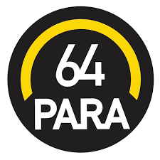 The para64 logo in black color background with white heading.